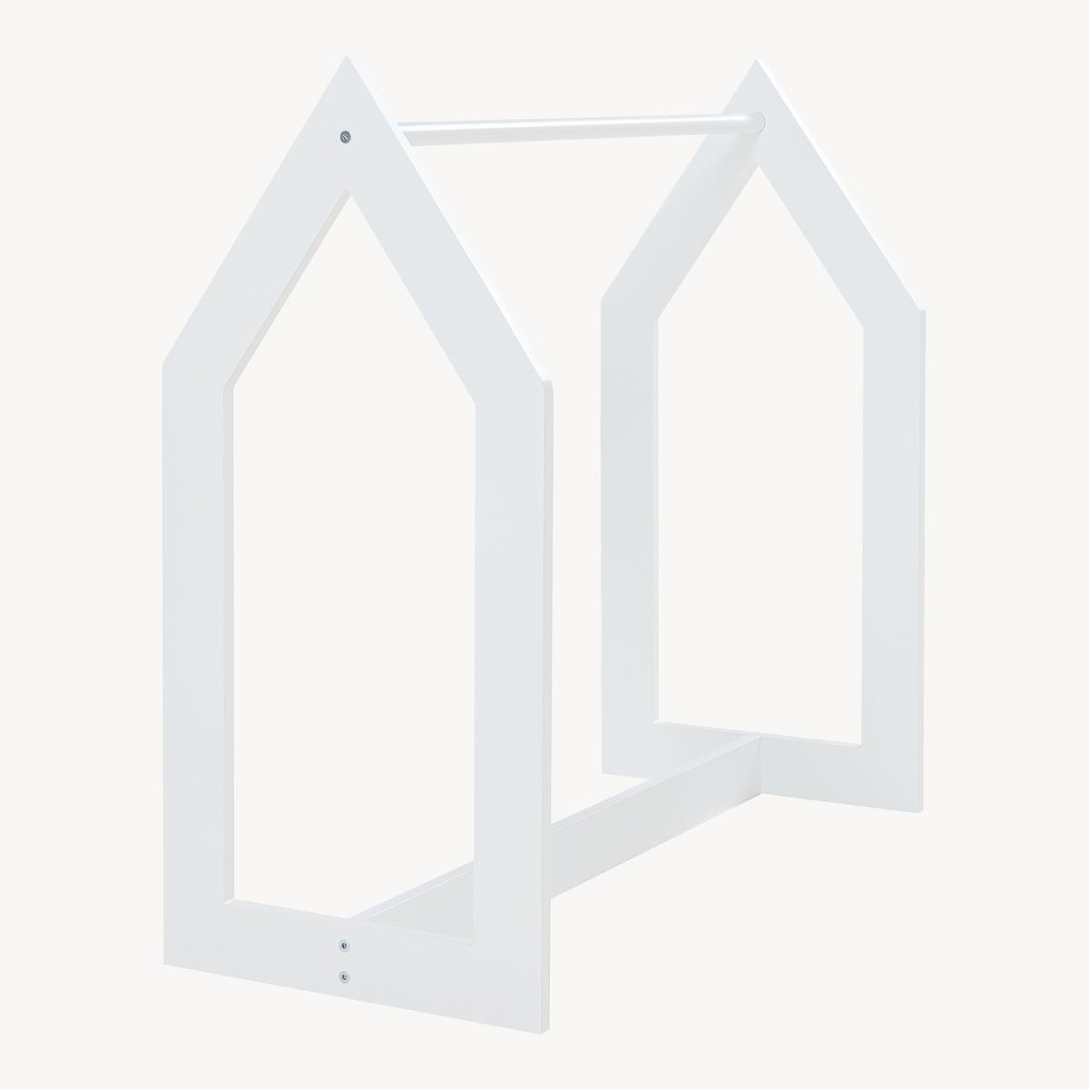 KINDERKLEIDERSTÄNDER Værløse - Weiß, Holzwerkstoff (75/78/35cm) - [en.casa]