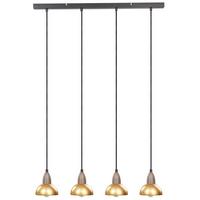HÄNGELEUCHTE Castaly 16/75/110 cm - Messingfarben, Metall (16/75/110cm) - Beliani