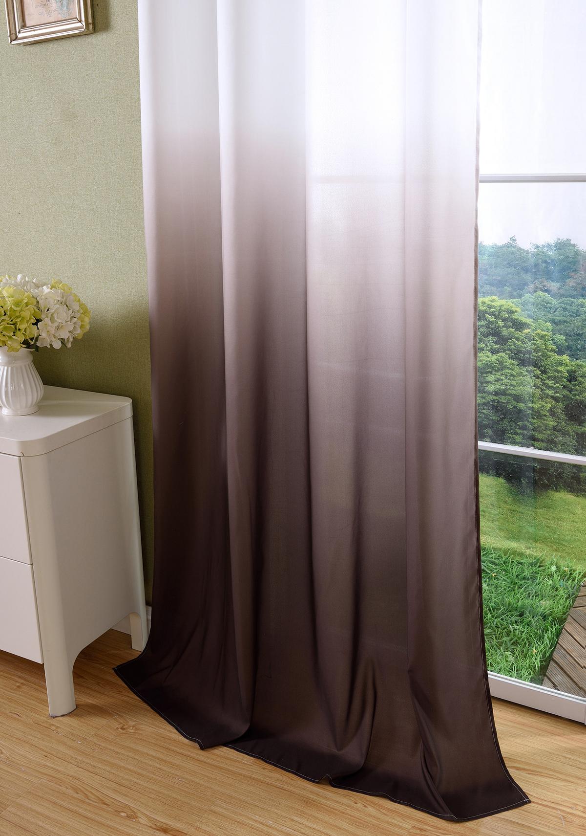 VORHANG FARBVERLAUF HxB 245x140 cm Braun - Braun, Textil (140/245cm) - Gardinenbox