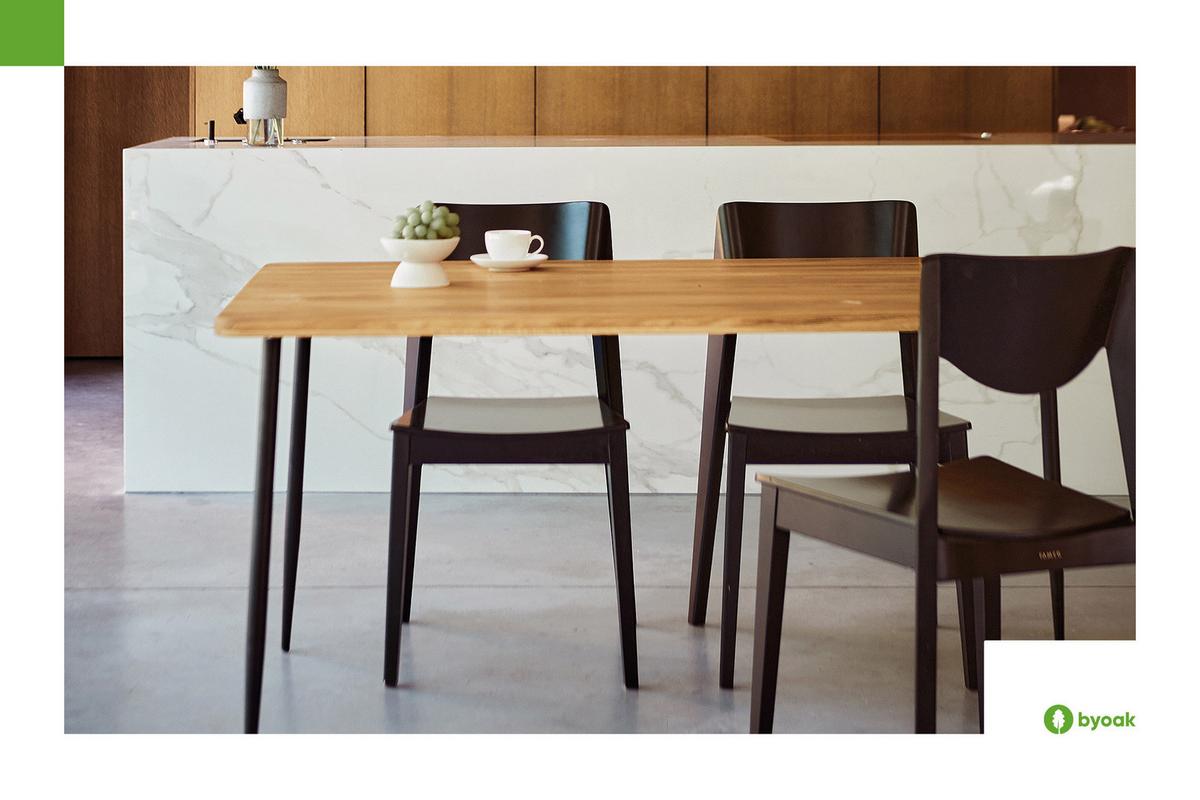ESSTISCH LINA - Kernbuche, Holz (120/90/78cm) - byoak