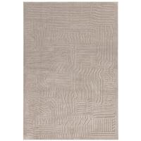 TEPPICH EDEN-Carlisle, geometrisch-abstrakt, Taupe, 120 x 170 cm - Braun, Textil (170/120cm) - KADIMA DESIGN