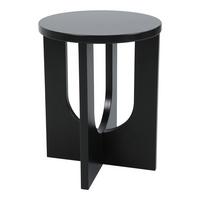 BEISTELLTISCH Kysdajore - Schwarz, Holzwerkstoff (40/40/50cm) - [en.casa]