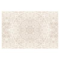 FOTOTAPETE Mandala Aquarell Muster Ornament beige 336/225 cm - Eichefarben, Papier (336/225cm) - Bilderwelten