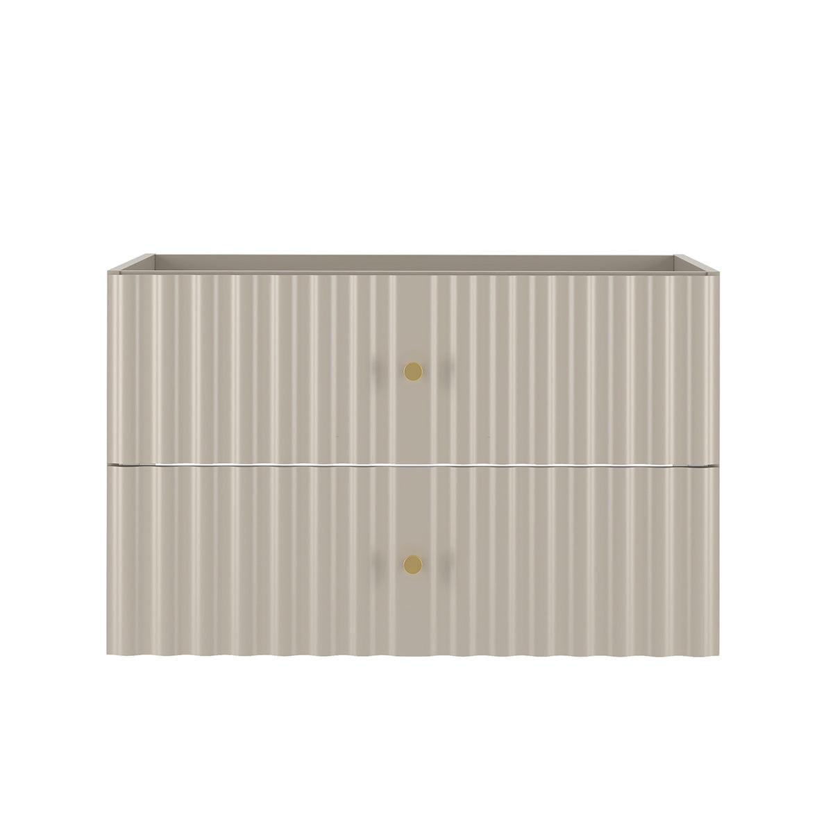 WASCHTISCHUNTERSCHRANK 80cm Izae Kaschmir - Beige, Holzwerkstoff (80/50/45.8cm) - Petits-meubles
