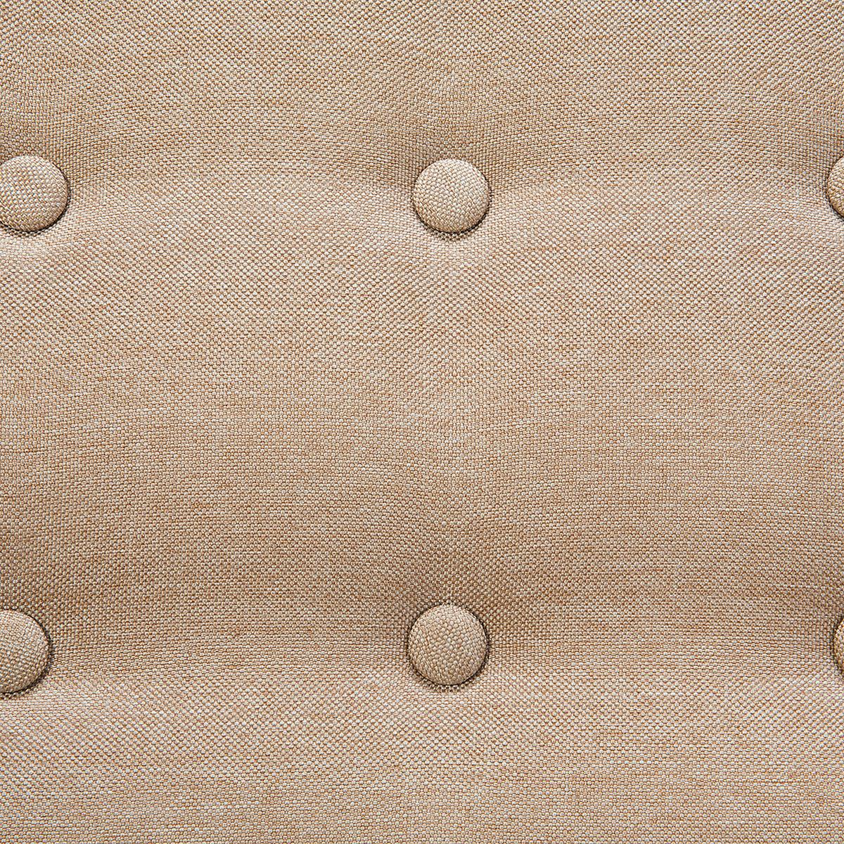 3-SITZER-SOFA beige/hellbraun Motala - Hellbraun/Beige, Textil (182/76/83cm) - Beliani