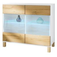 KOMMODE Bari Eiche Natur - Eichefarben, Holzwerkstoff (92.5/84.5/35cm) - Vladon