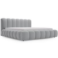 POLSTERBETT Averia 180x200 Hellgrau - Hellgrau, Textil (180/200cm) - Graingold