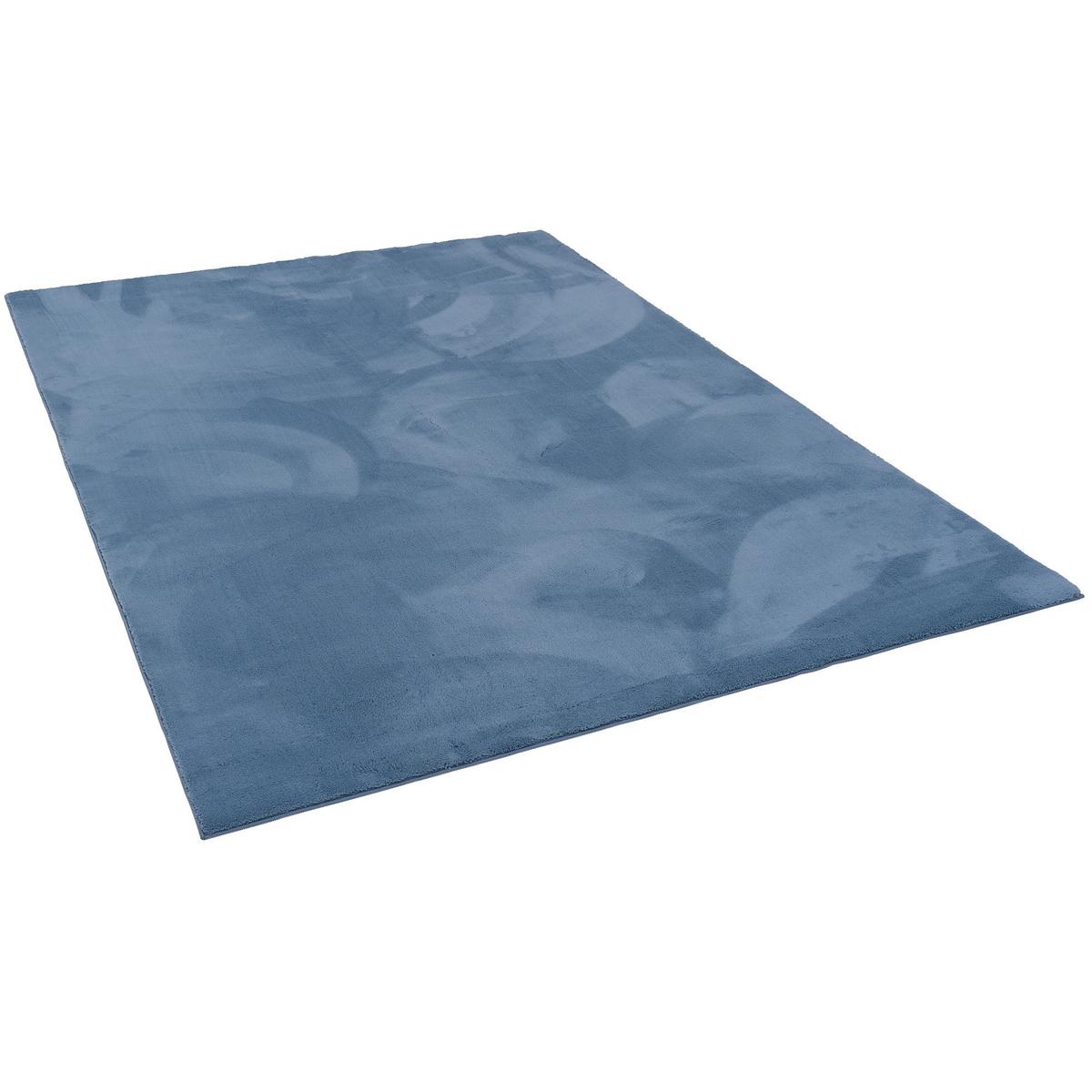 FELLTEPPICH SUPER SOFT PEARL - Blau, Textil (140/200cm) - Pergamon