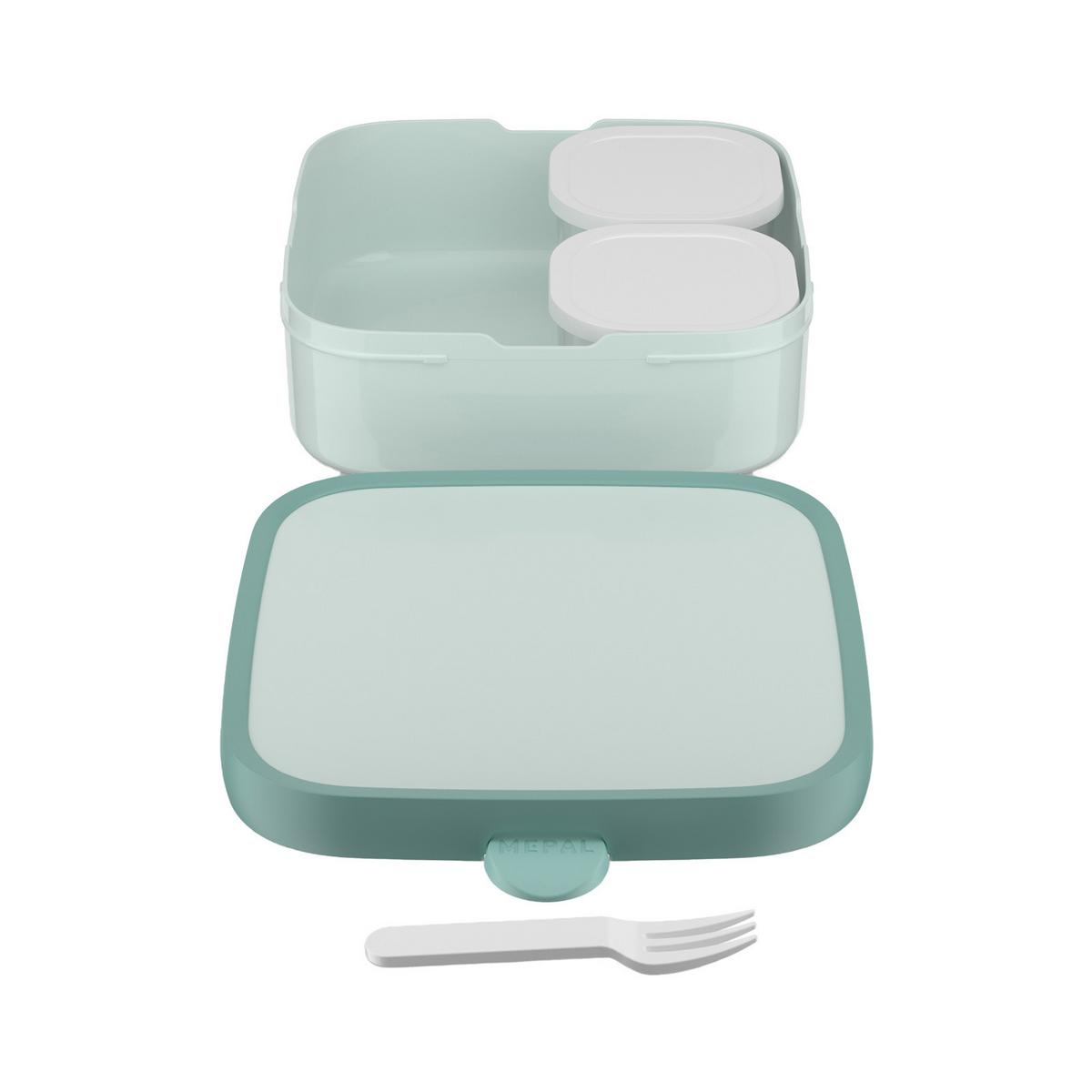 BROTDOSE XL Campus (2025) Cool Mint 1,3 l - Mintgrün, Kunststoff (18.2/6.1/18.2cm) - Mepal