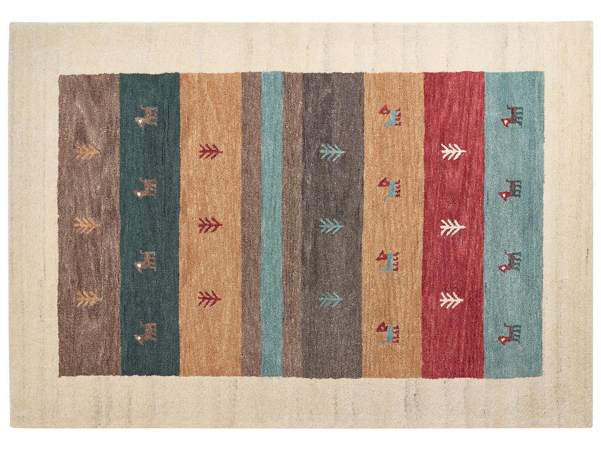 KURZFLOR-GABBEH Sarilar 230/160 cm - Multicolor, Textil (160/230cm) - Beliani