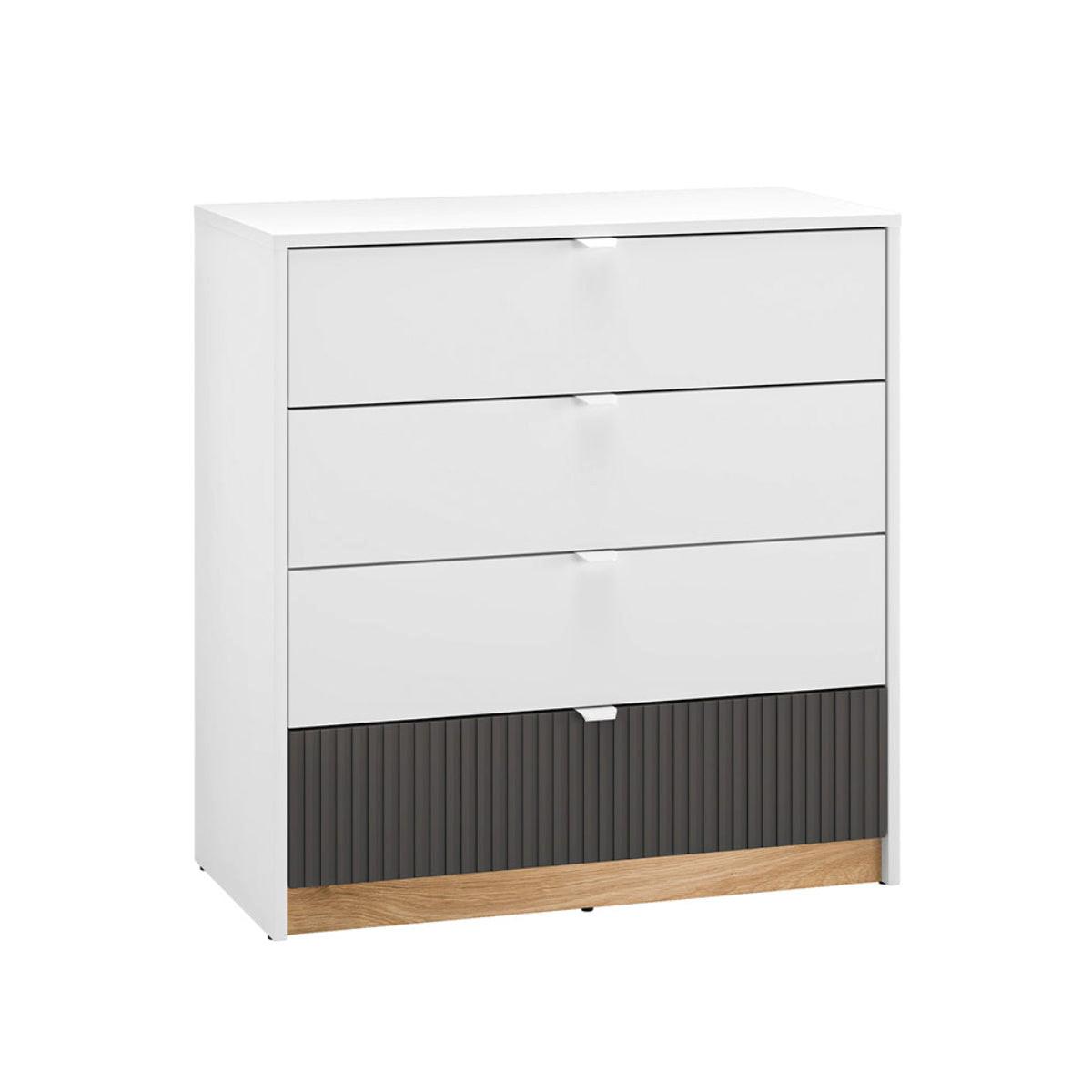 KOMMODE Ronan Weiß - Weiß, Holzwerkstoff (82/86/40cm) - Petits-meubles