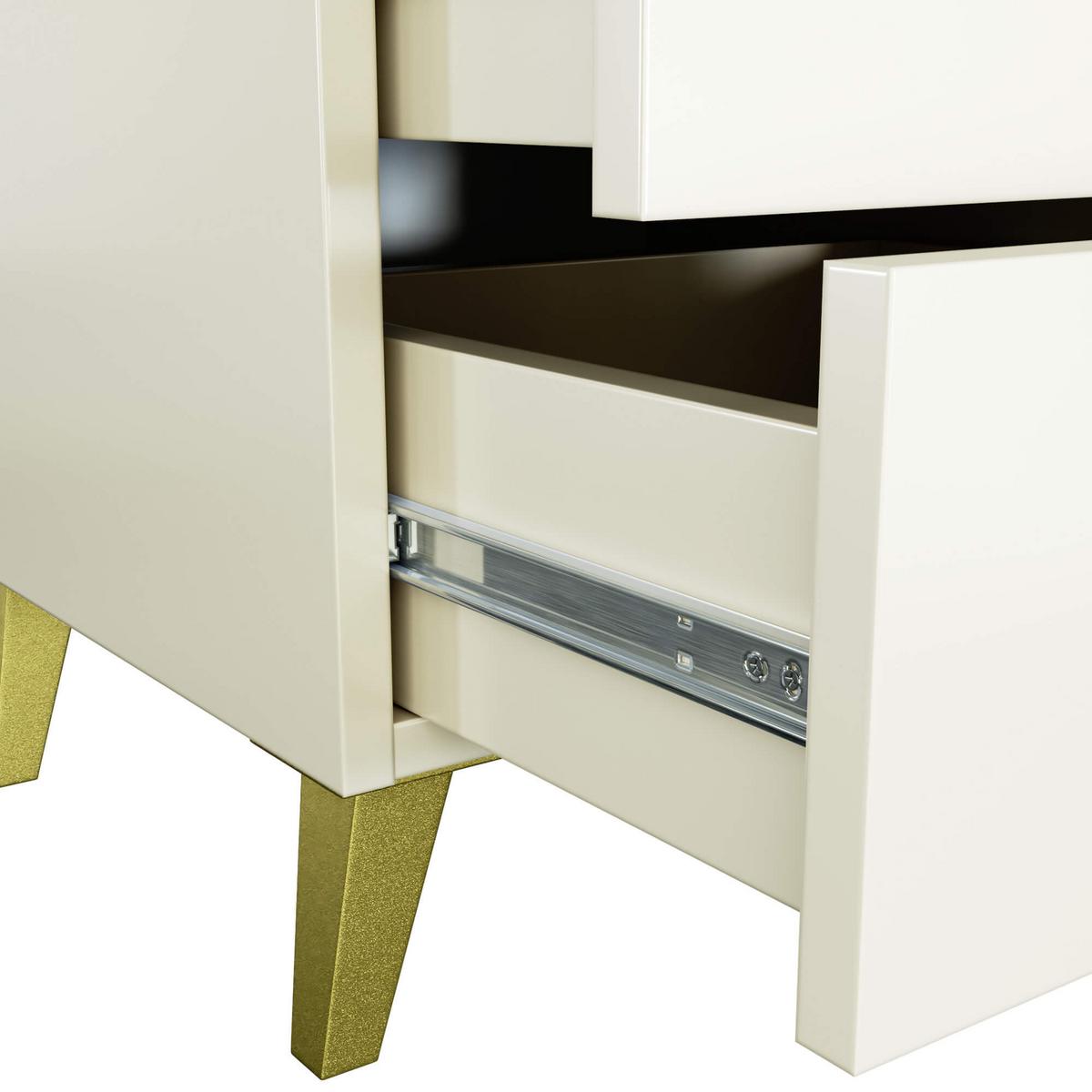 NACHTTISCH Kaschmir 43/40/37 - Kaschmir, Holzwerkstoff (40/43/37cm) - RAUMHIRSCH FURNITURE