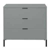 KOMMODE Erna 81x45x82 Pinie Green matt Lack - Grün, Holzwerkstoff (81/82/45cm) - 58aufmkessel