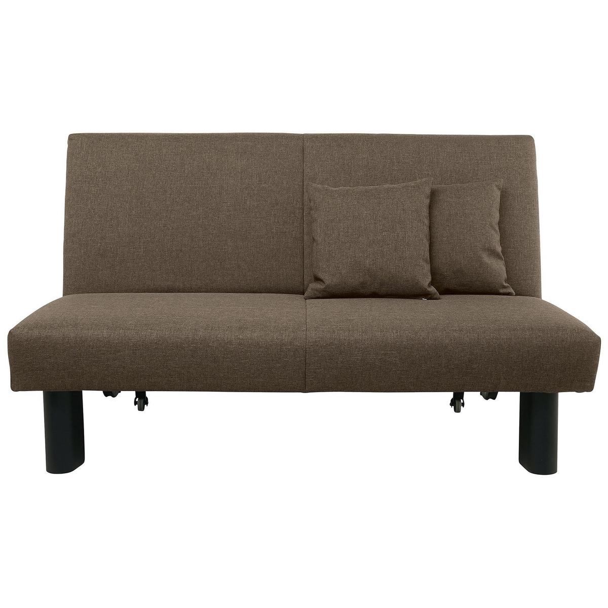 FALTSOFA Kalomira Bezug Flachgewebe Metall schwarz / sahara - Sahara, Kunststoff (145/84/100cm) - 58aufmkessel