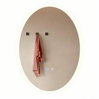 BADSPIEGEL mit Beleuchtung Karvel 3/60/80 cm - Weiß, Glas (60/80/3cm) - ZMH