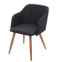 ESSZIMMERSTUHL Anthrazit - Anthrazit, Textil (53/78/60cm) - MCW
