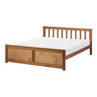 BETT mit Lattenrost 120/200 cm Kiefernholz Braun Olendon - Braun, Holz (120/200cm) - Beliani