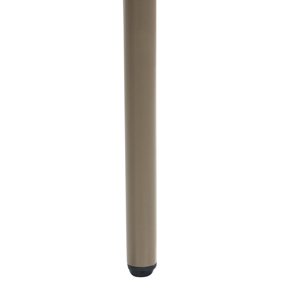 BARSTUHL 2er-Set Bouclé Taupe Unity - Taupe/Beige, Textil (50/92/55cm) - Beliani