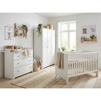 BABYMÖBEL-KOMPLETTSET Thilo 3-tlg. - Schwarz/Weiß, Holzwerkstoff/Metall (200/200/200cm) - arthur berndt