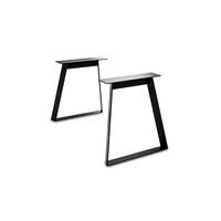 TISCHGESTELL Dannye 68x72x Esstischgestell Metall Schwarz - Schwarz, Metall (68/1/72cm) - 58aufmkessel