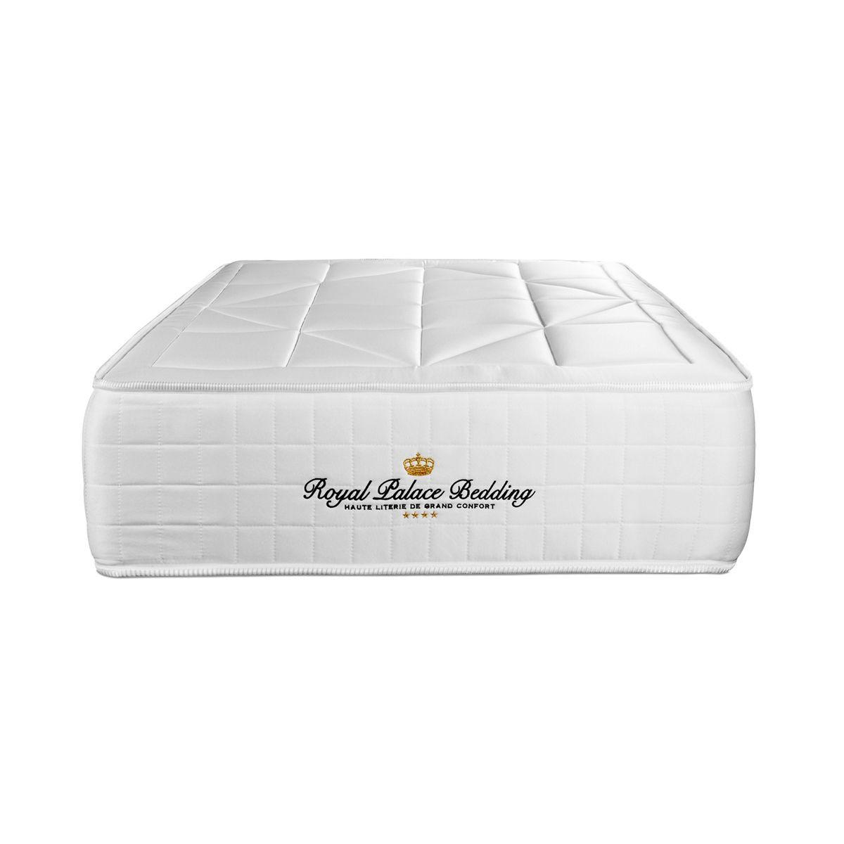 MATRATZE Windsor Taschenfederkern und Memory-Schaum 80 x 200 cm h1 - Weiß, Textil (80/200cm) - ROYAL PALACE BEDDING