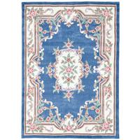 HANDTUFTTEPPICH Ming 190x290 cm - Blau, Textil (190/290cm) - THEKO