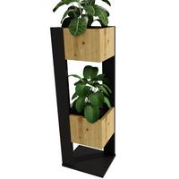 BLUMENSTÄNDER Duo - Eiche Artisan, Holzwerkstoff (23/98/29cm) - RAUMHIRSCH FURNITURE