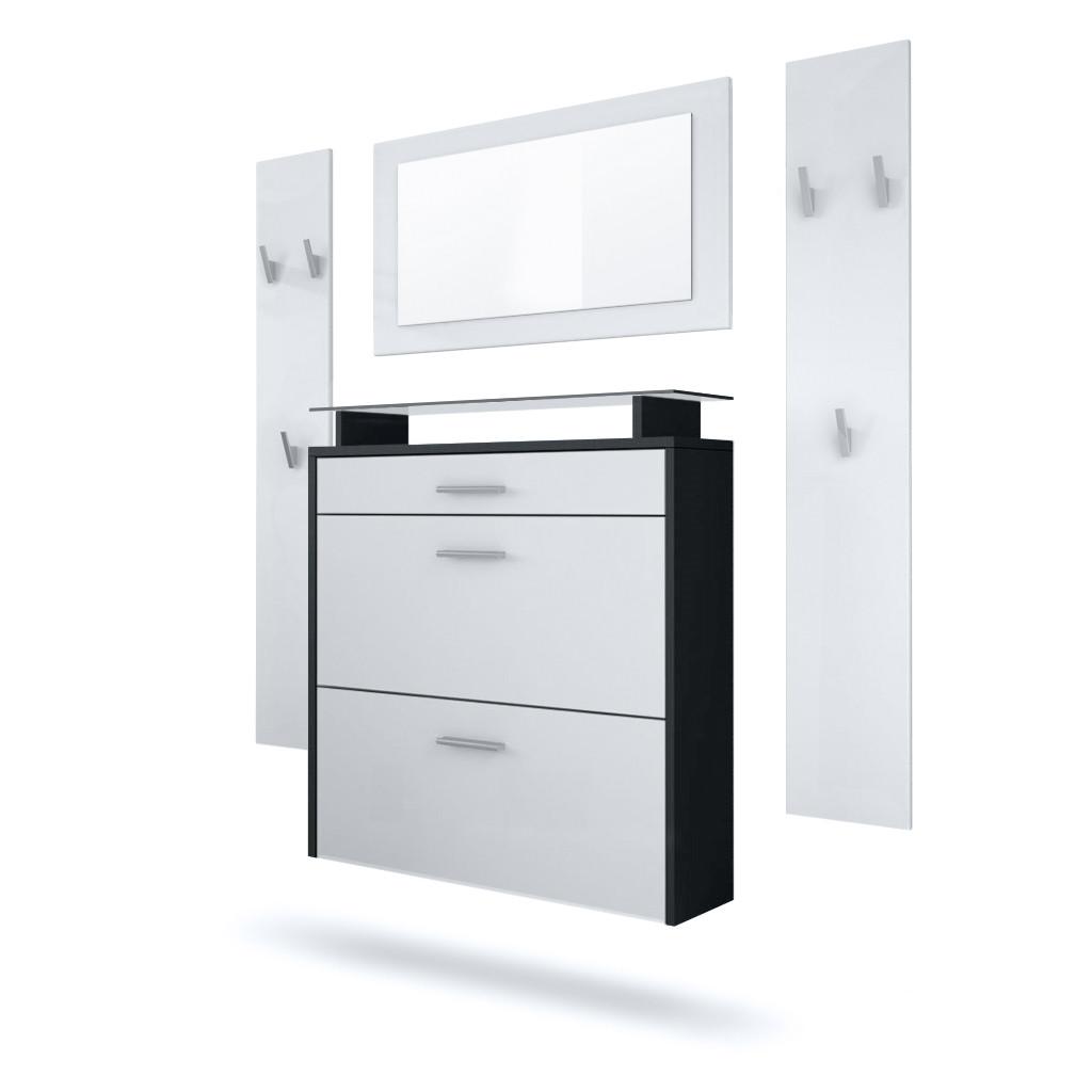 GARDEROBE Malea Front in Weiß matt - Weiß, Holzwerkstoff (180/180/23cm) - Vladon