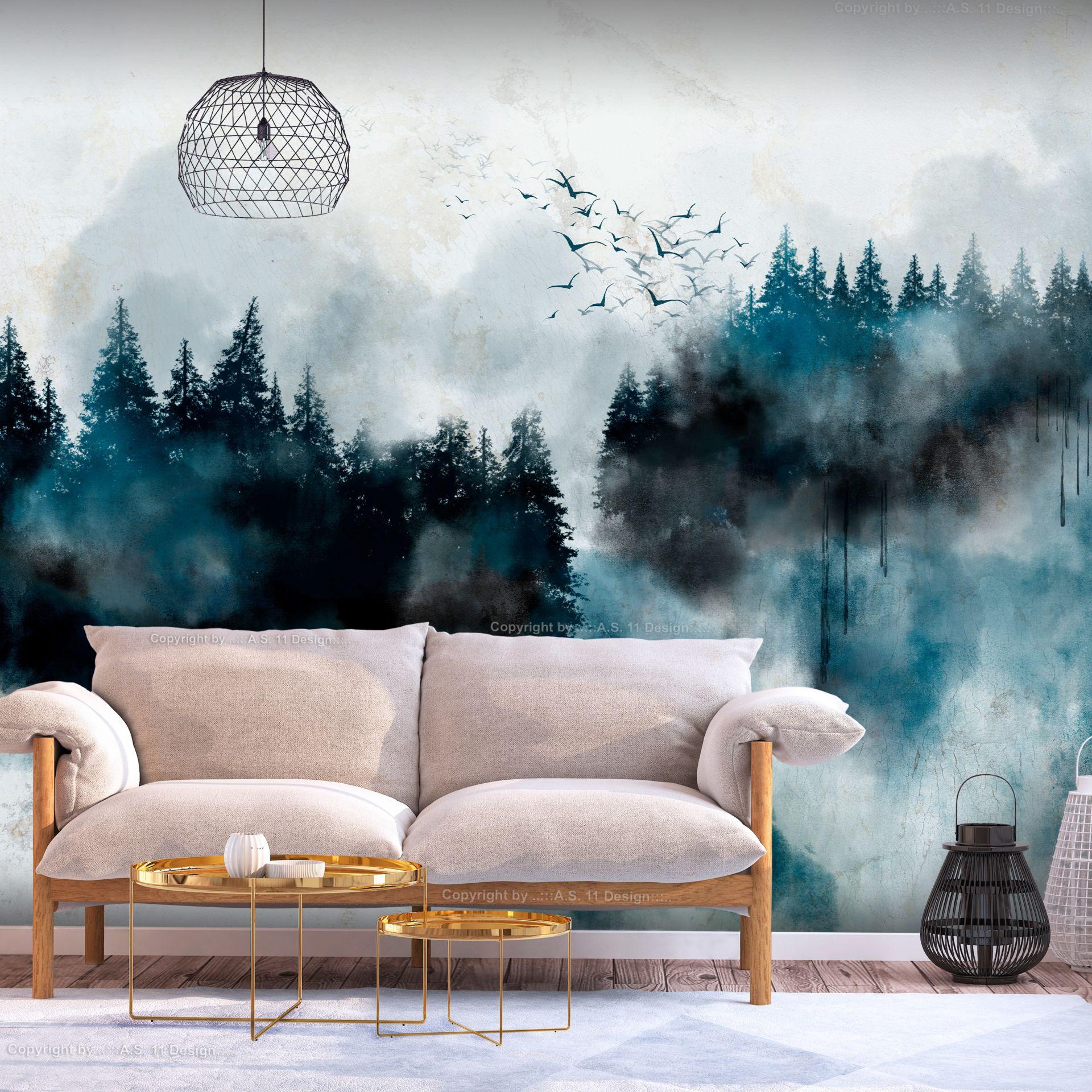 SELBSTKLEBENDE FOTOTAPETE Grau 98/70 cm - Schwarz/Grau, Kunststoff/Textil (98/1cm) - KUNSTLOFT