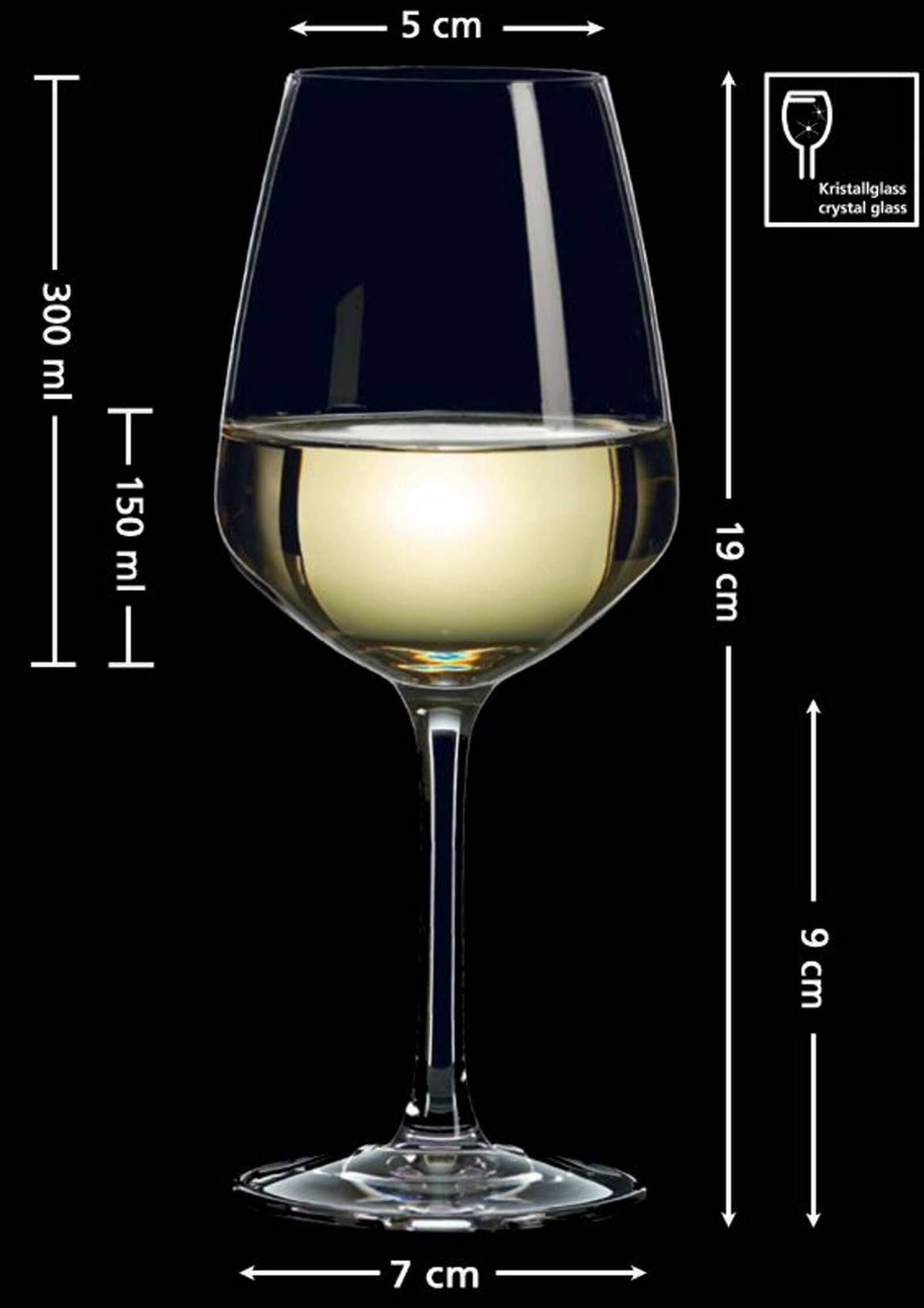 WEISSWEINGLÄSER Mambo transparent 300 ml 4er Set - Transparent, Glas (0.3L) - Ritzenhoff Breker