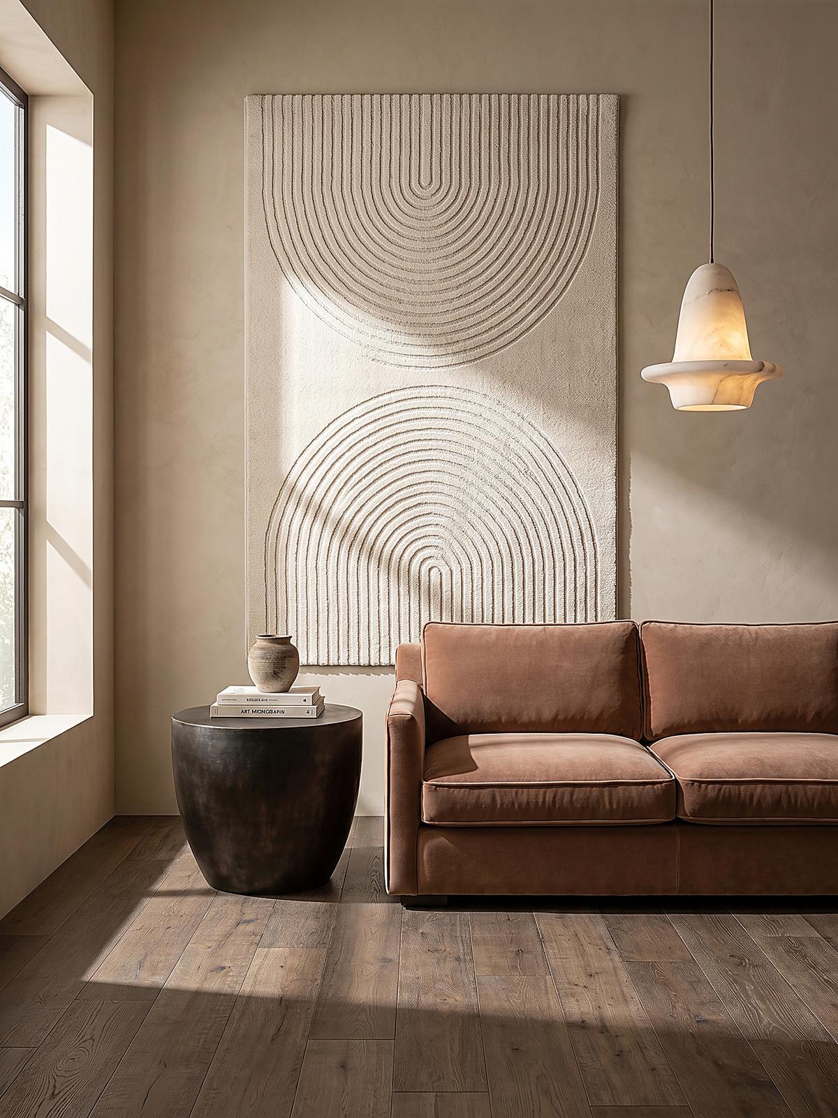 TEPPICHLÄUFER Geometrisch MUOTA Polypropylen Creme 80 x 150 cm - Beige, Textil (80/150cm) - KADIMA DESIGN