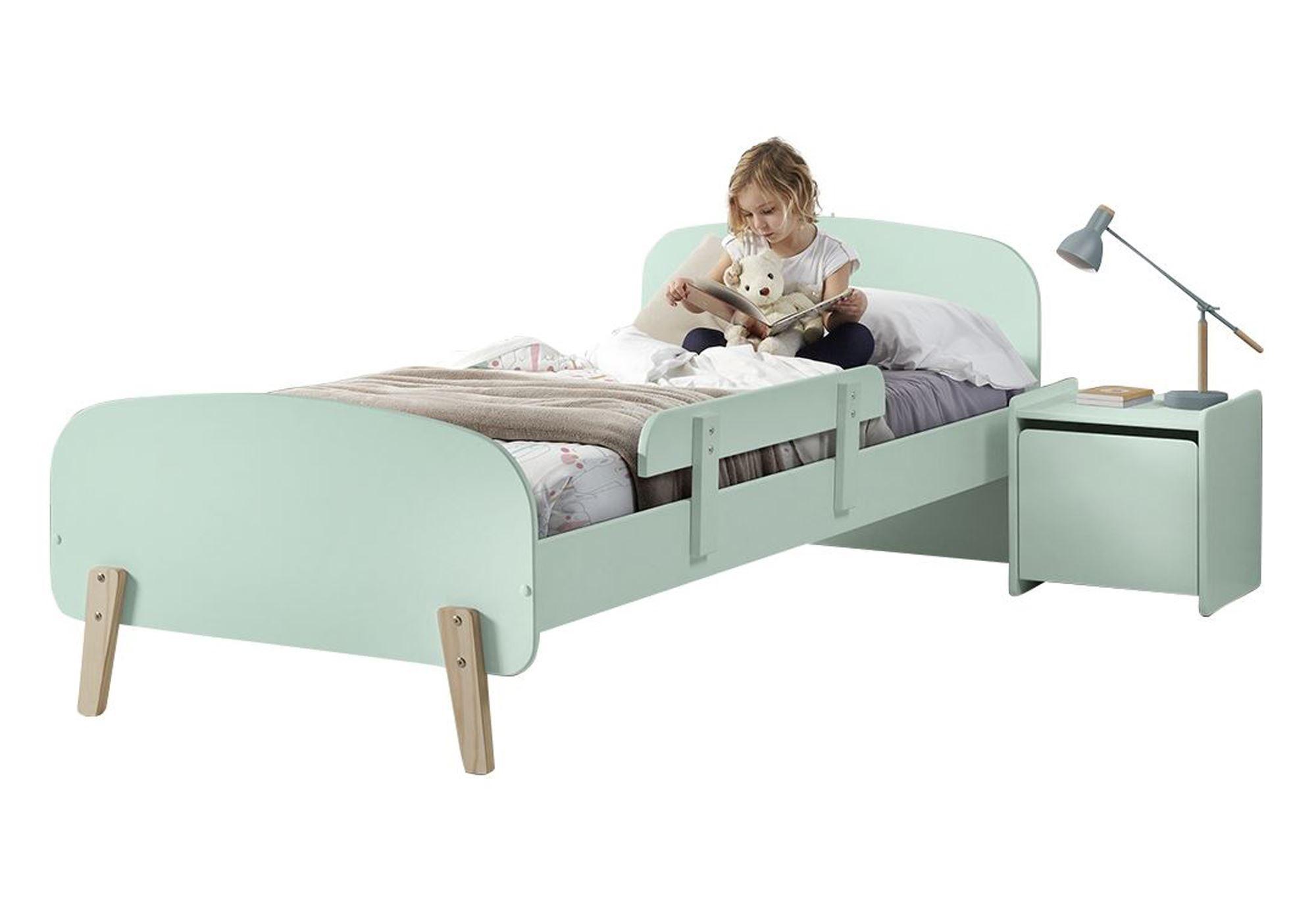 KINDERZIMMER Set Karilynn 2 Massivholz+MDF mintgrün - Grün, Holz (120/73/220cm) - 58aufmkessel