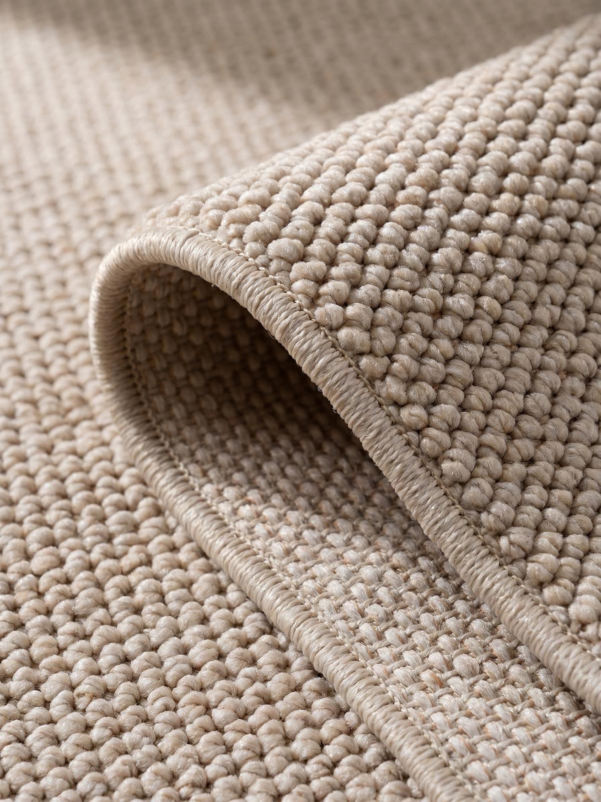 TEPPICH Flachgewebe LANGAU in Beige, meliert, 80 x 250 cm - Beige, Textil (250/80cm) - KADIMA DESIGN