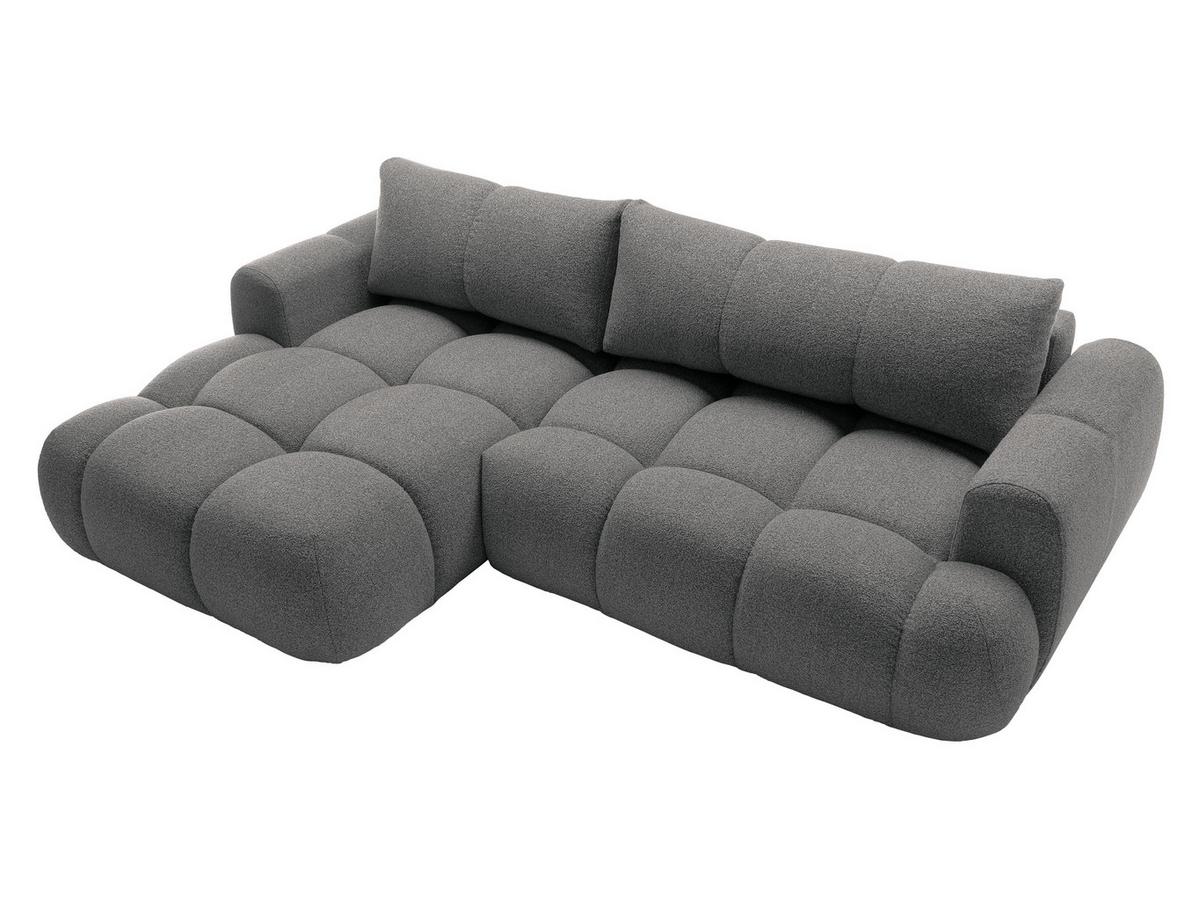 ECKSOFA Mitto, Seite: Links - Schwarz/Grau, Holz/Kunststoff (270/173cm) - MIRJAN24