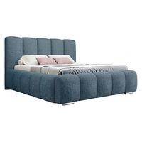 POLSTERBETT Wizko Boucle - Chromfarben/Naturfarben, Holz/Holzwerkstoff (160/200cm) - MIRJAN24