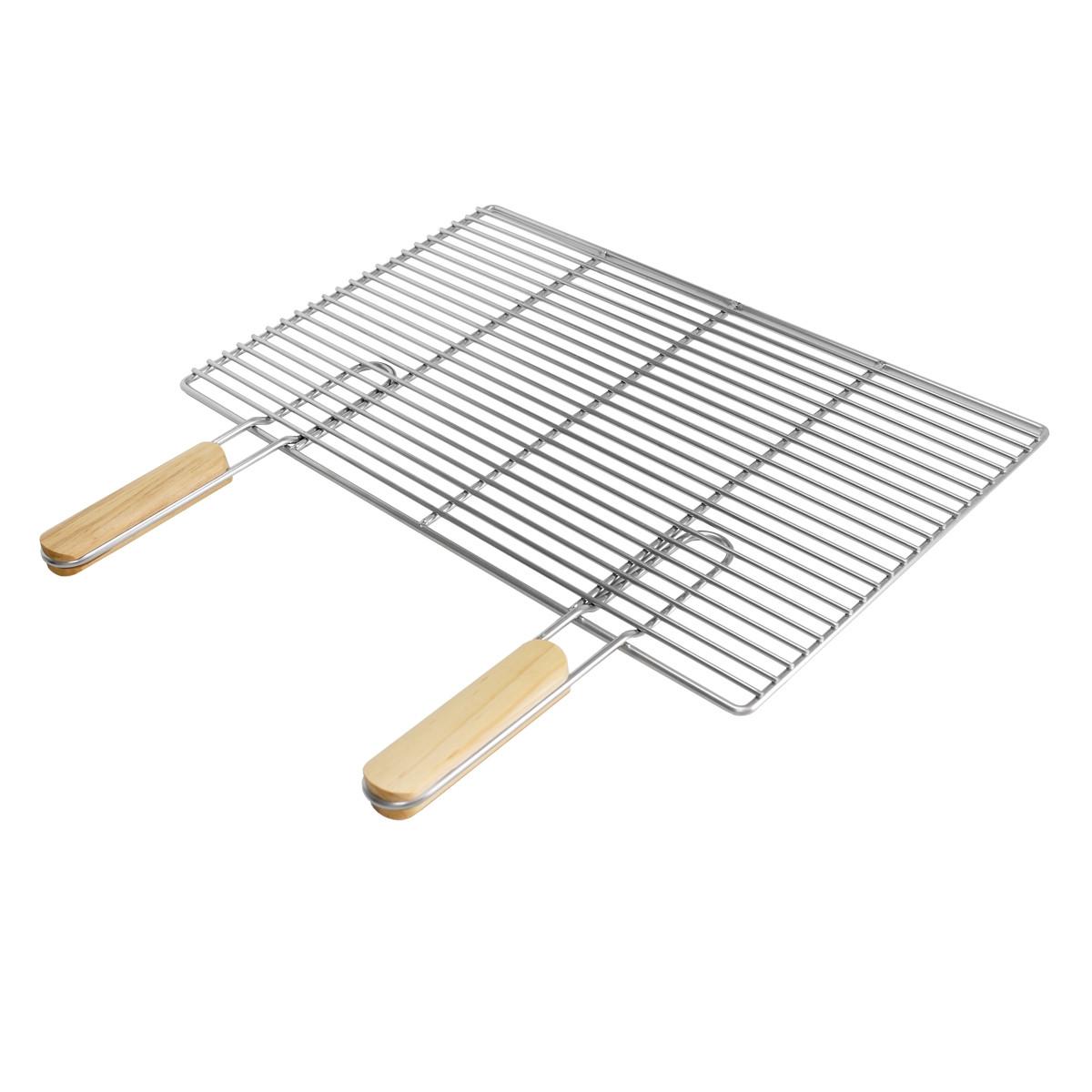 GRILLROST - Silberfarben, Metall (34/54cm) - ECD-Germany