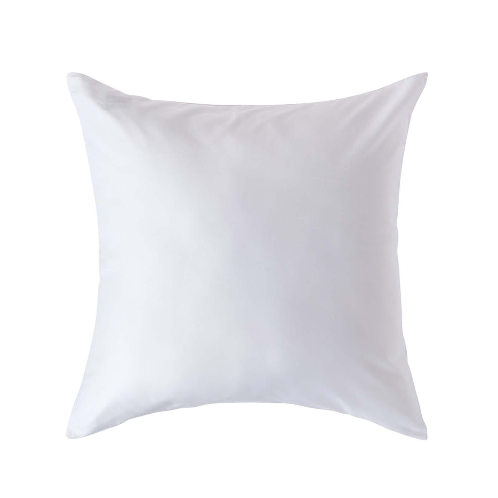 BIO-KISSENBEZUG Satin, Fadendichte 400 - Weiß, Textil (60/60cm) - Homescapes