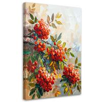 LEINWANDBILD Natur und Botanik 70x100cm - Rot, Textil (70/100cm) - Feeby