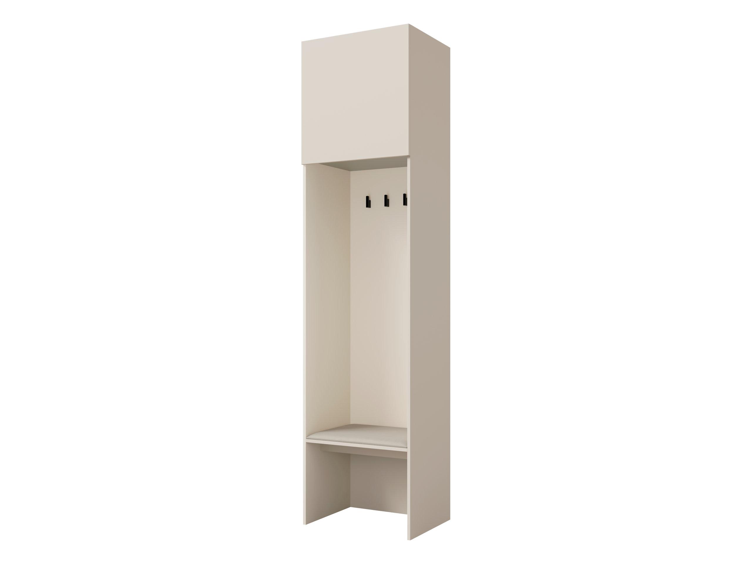 GARDEROBE MIT SITZBANK Soreno 58 L-R - Beige, Holzwerkstoff/Kunststoff (58/237/47cm) - MIRJAN24