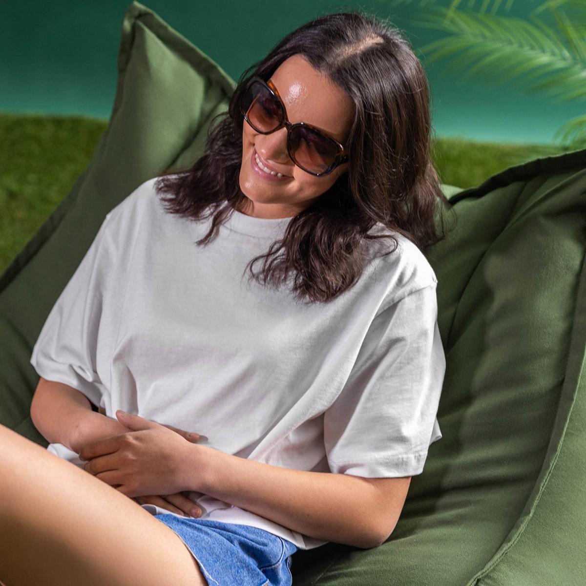 SITZSACK Outdoor Alto - Grün, Textil (94/75/94cm) - icon