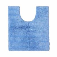 WC-VORLEGER Spa Supreme 50/55 cm, Baumwolle - Blau, Textil (50/55cm) - Homescapes