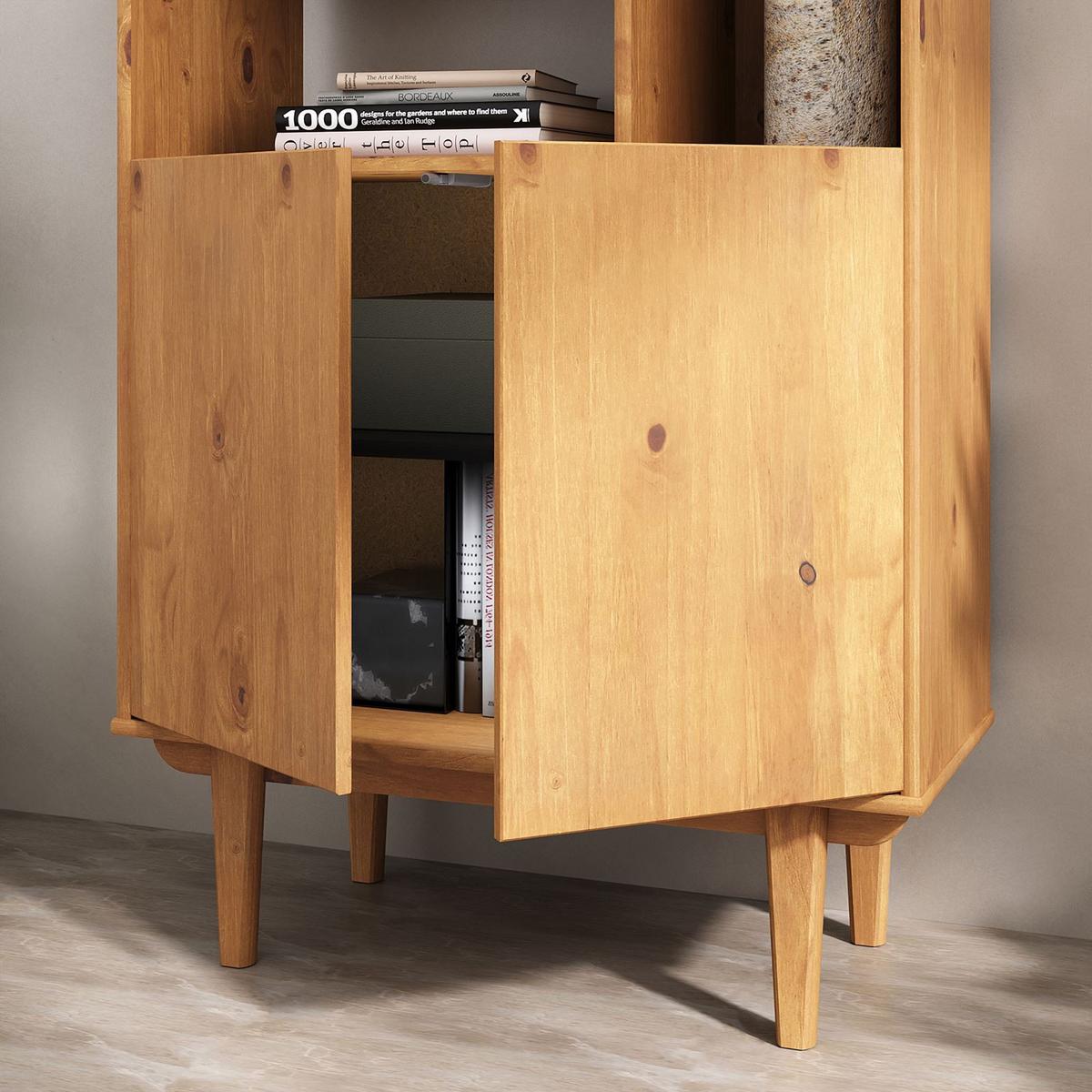WOHNZIMMERSCHRANK SIMONA Eiche - Eichefarben, Holz (80/188/37cm) - IDIMEX