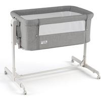 BABYWIEGE höhenverstellbar grau - Grau, Textil - COSTWAY