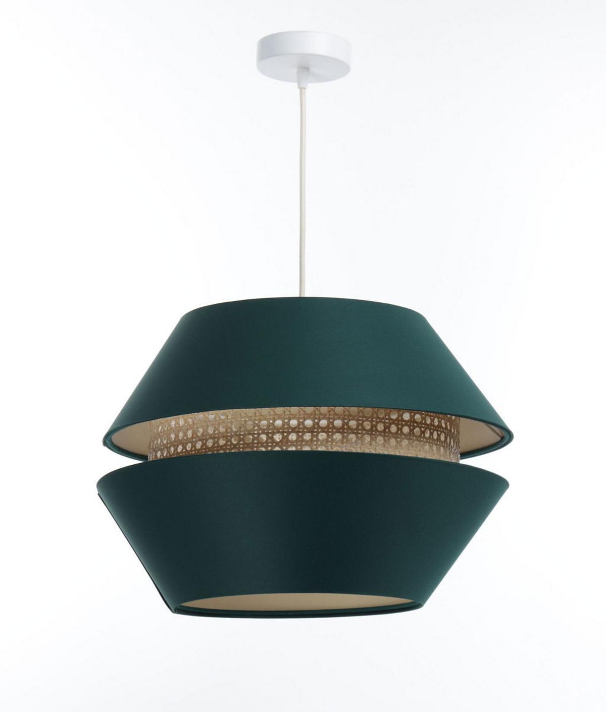 HÄNGELEUCHTE Grün 40/29 cm - Grün, Kunststoff (40/1.3/29cm) - ONZENO