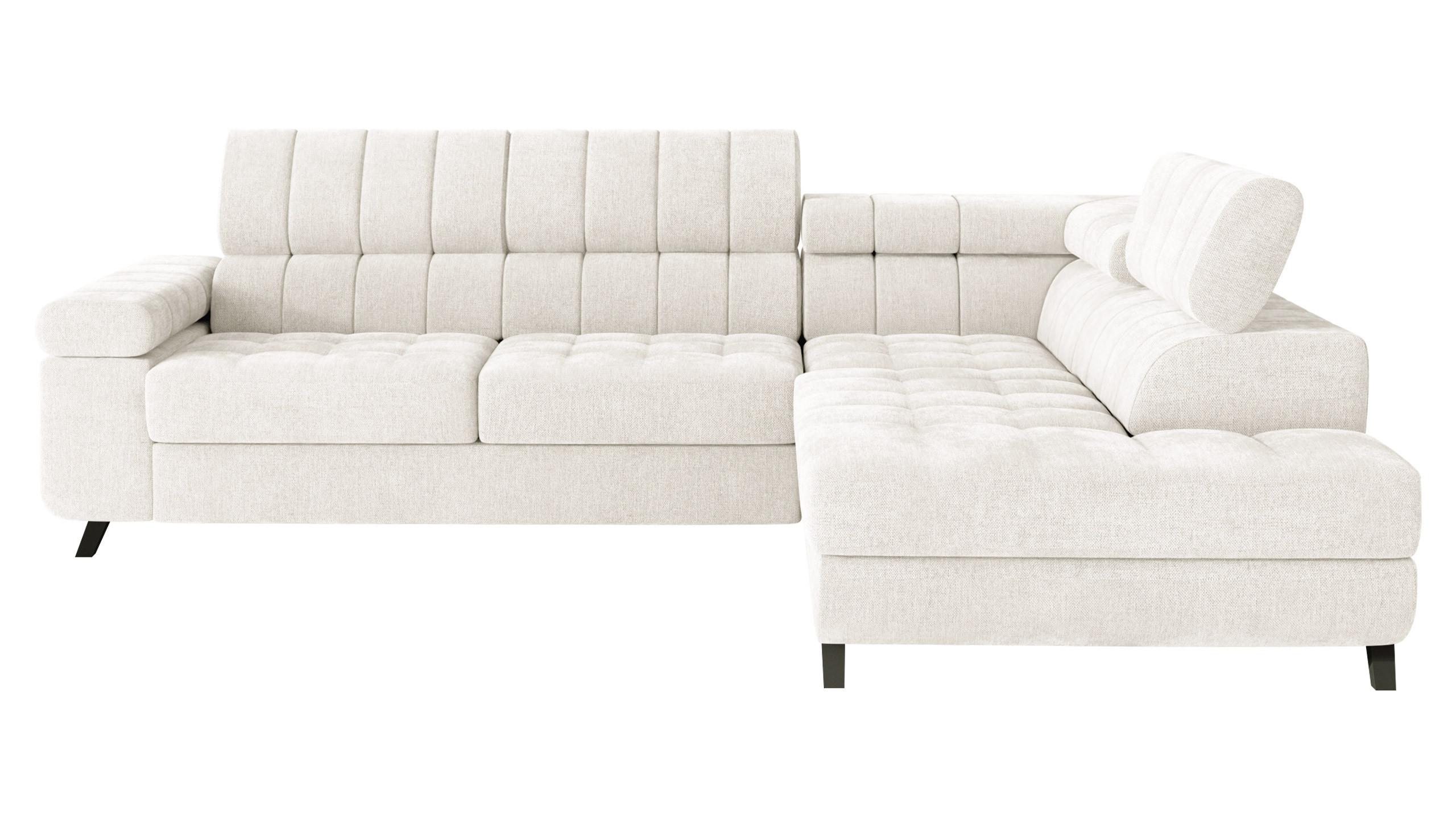 ECKSOFA Nord, Seite: Rechts - Schwarz/Naturfarben, Holz/Textil (264/203cm) - MIRJAN24