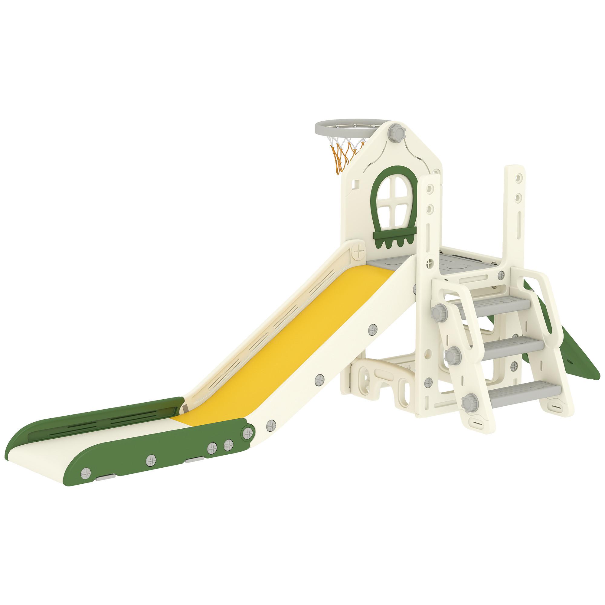KINDER-RUTSCHE HDPE Cremeweiß - Creme, Kunststoff (100/84/191cm) - AIYAPLAY