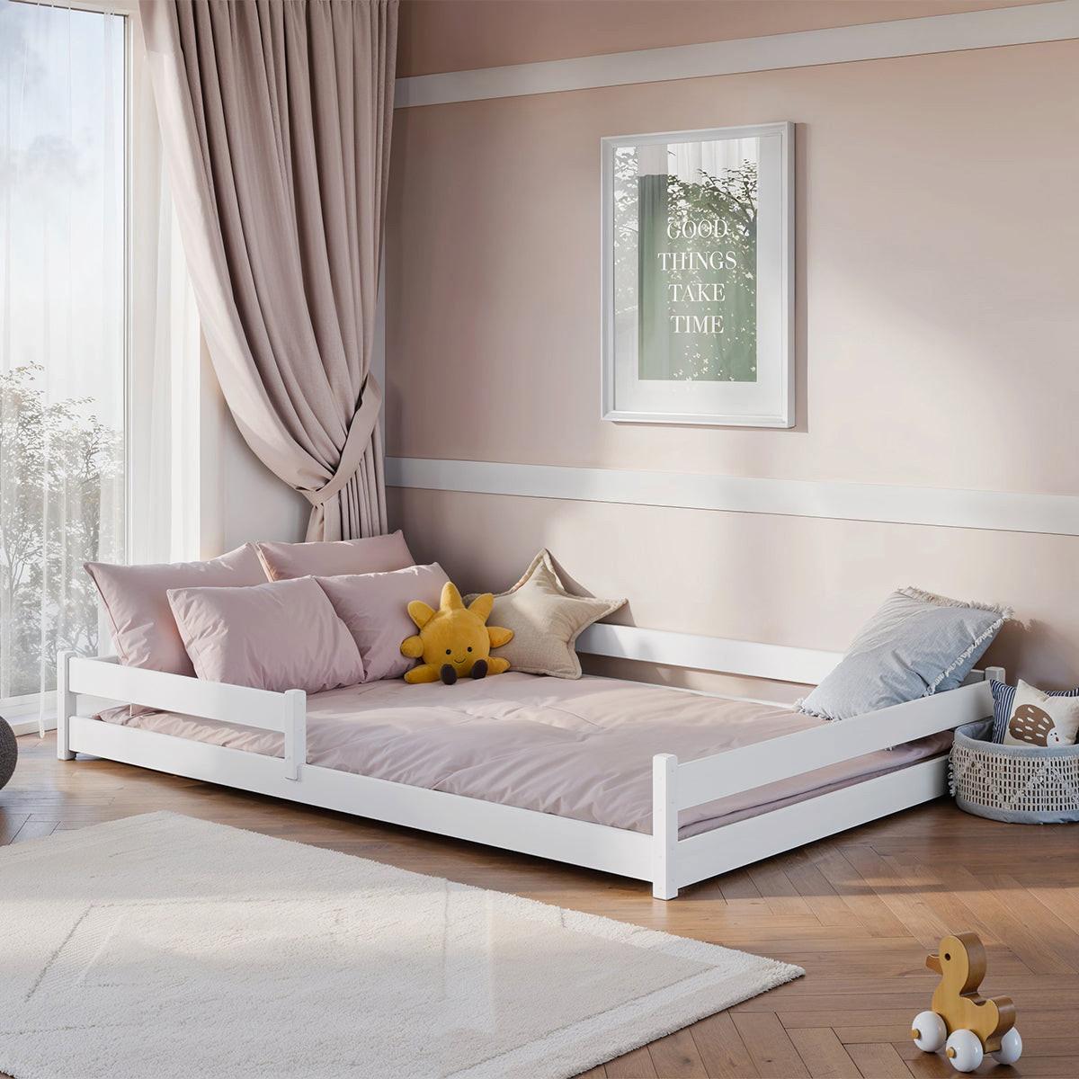 BETT 140/200 Lily Weiß - Weiß, Holz (140/200cm) - Petits-meubles