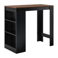 BARTISCH Kouvala - Schwarz, Holzwerkstoff (50/110/103cm) - [en.casa]