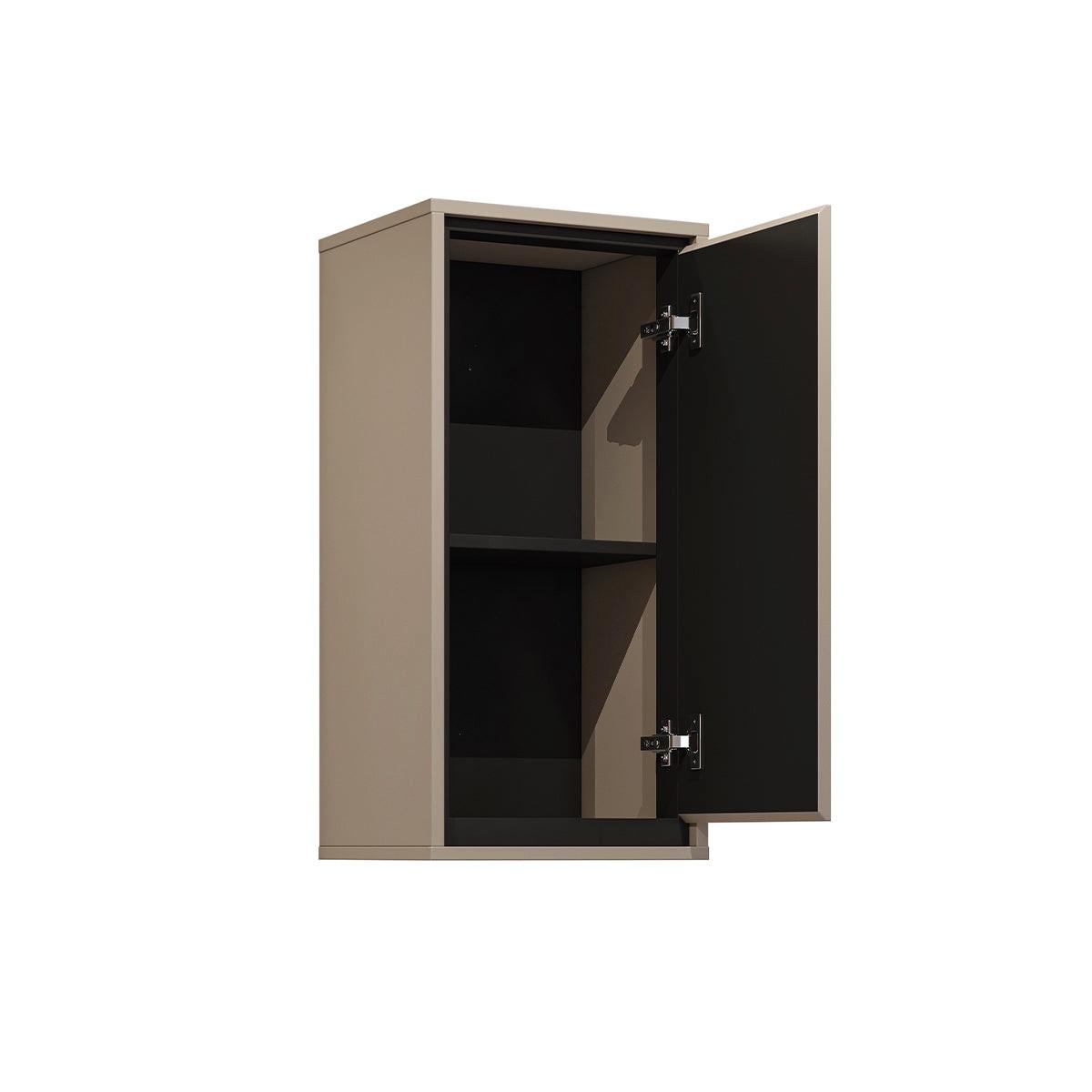 SCHRANK 1 Tür Sophéa Taupe - Taupe, Holzwerkstoff (35/72/30cm) - Petits-meubles