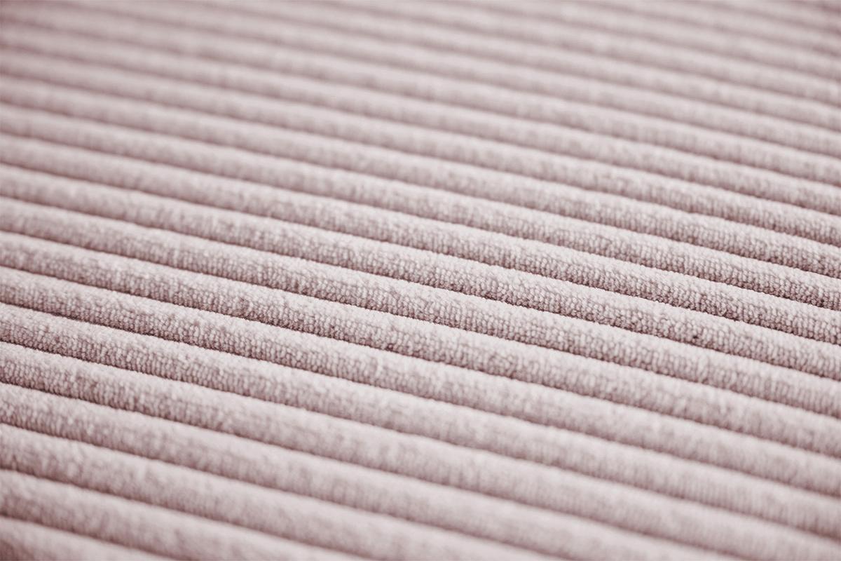 SITZELEMENT MODULSOFA WIOLO SOFT Pink Cord - Schwarz/Rosa, Kunststoff/Textil (111/43/111cm) - KAWOLA